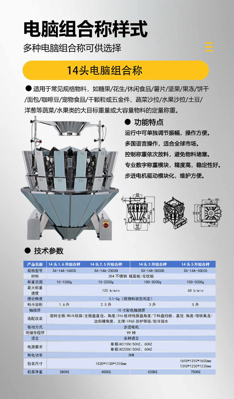 组合称颗粒包装机(图5)