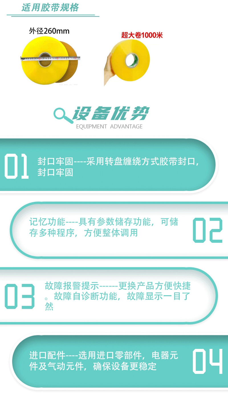 SU-P泡沫箱封箱机(图4)